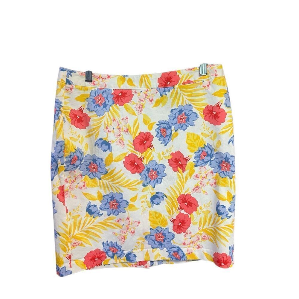 Old Navy Floral Printed Skirt Sz 12 NWT